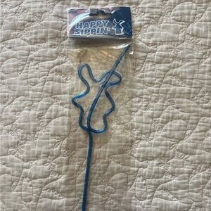 Dutch Bros Blue Dutch Sign Straw